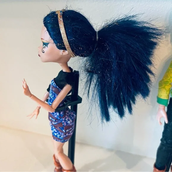 MattelMonster High Dolls Boo York Cleo de Nile & Deuce Gorgon Comet Crossed 2008 - Picture 13 of 16